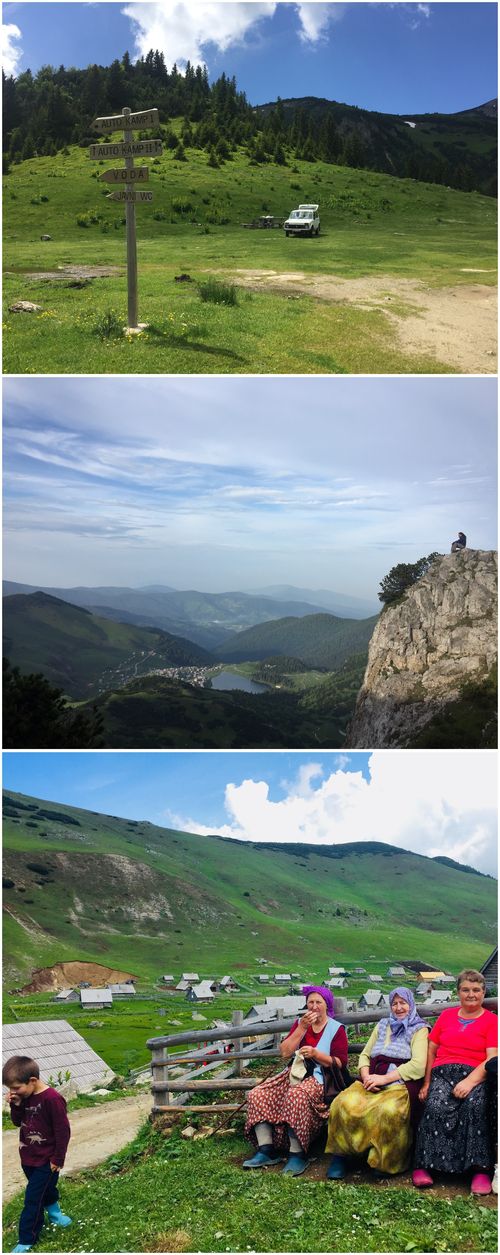 (위로부터)마을에 조성된 피크닉 장소, 전망대에서 바라다본 호수마을, 호수마을의 주민들