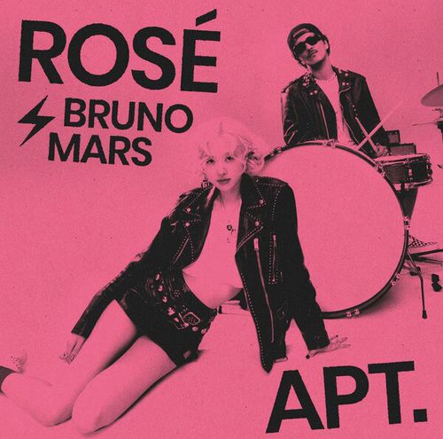 [APT.(ROSÉ & Bruno Mars)] 앨범 표지 (사진 더블랙레이블)