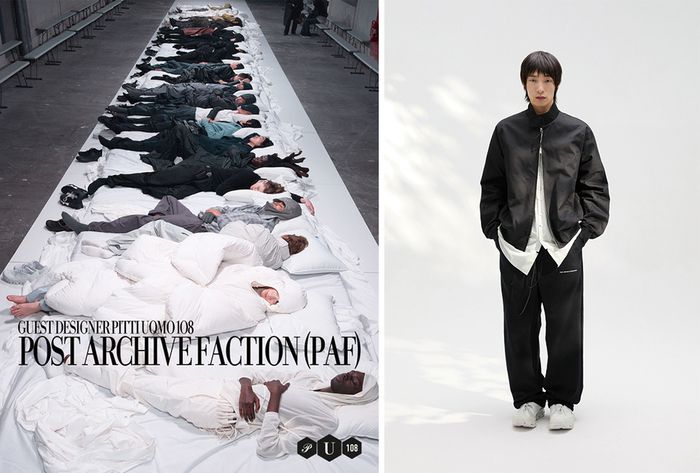 피티 워모 박람회 전경(사진 피티 이매진), 포스트 아카이브 팩션 이미지(사진 PAF)