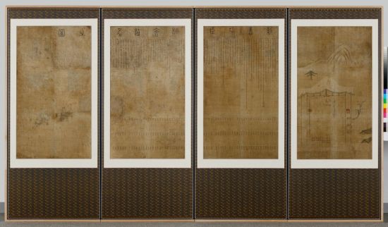 '신구공신상회제명지도' 병풍