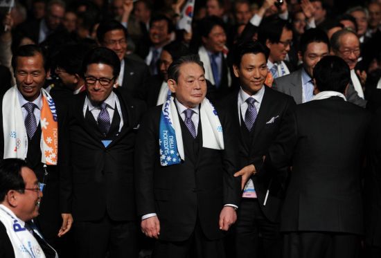 2011년 평창올림픽 발표 순간의 이건희 회장(사진제공 : 삼성)