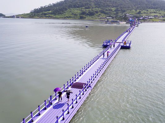 반월·박지도 퍼플교 (사진=신안군 서대승 제공)