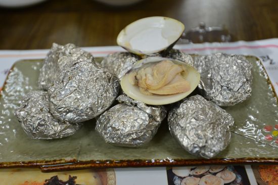 부안명물 백합으로 만든 백합찜