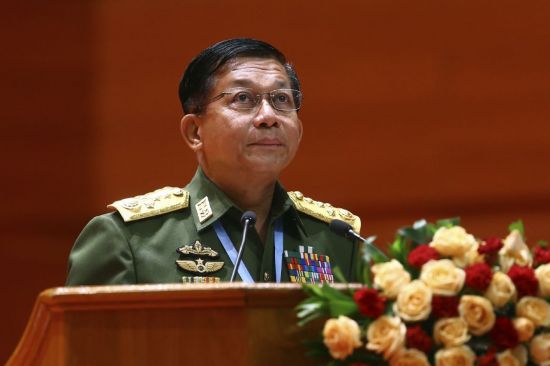 ▲민 아웅 흘라잉 미얀마 군 최고사령관 [이미지출처=연합뉴스]