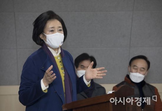 박영선 더불어민주당 서울시장 예비후보. /윤동주 기자 doso7@