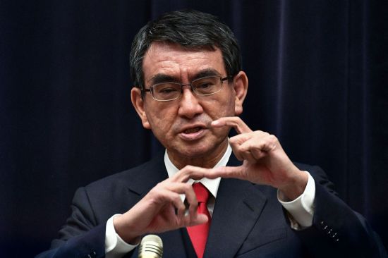 ▲고노 다로 행정개혁담당상 [이미지출처=연합뉴스]