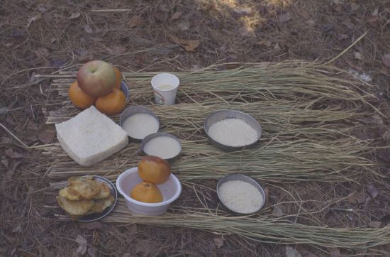 경남 거제시 동부면 수산마을 남해안별신굿 제상차림