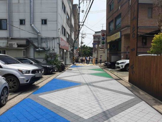 상암동 공사 작업 후