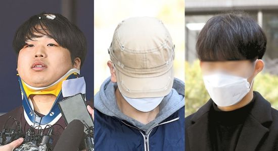 성착취물을 제작ㆍ유포한 ‘박사방’ 운영자 조주빈(왼쪽), '부따'란 대화명을 쓴 박사방 공동 운영자 강훈, 사회복무요원 근무 당시 피해자들 개인정보를 조주빈에게 넘긴 최모씨./사진=연합뉴스