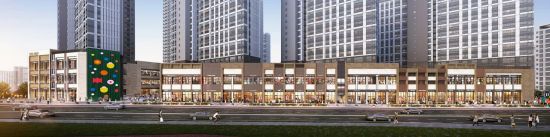 대로변을 따라 약 150m 늘어선 스트리트형 상가