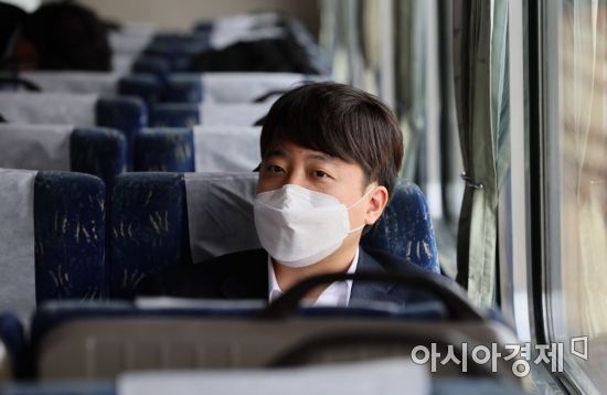 이준석 국민의힘 대표 열정열차./윤동주 기자 doso7@