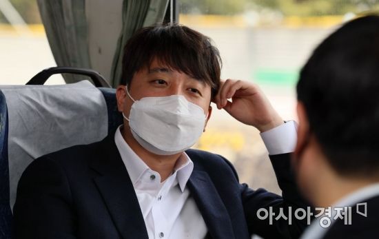 이준석 국민의힘 대표 열정열차./윤동주 기자 doso7@