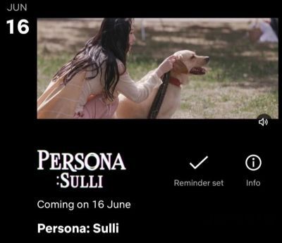 넷플릭스 브라질에 '페르소나:설리'의 공개 일정이 게시됐다. [사진출처=트위터]