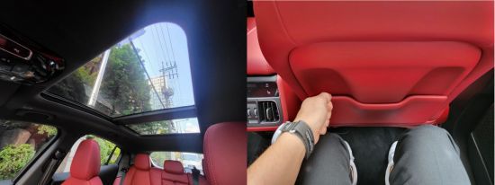 그레칼레는 글라스 루프, 창문, 좌석 홈 등을 통해 개방감과 편안함에 초점을 맞춘 모습이다. [사진=오규민 기자 moh011@]