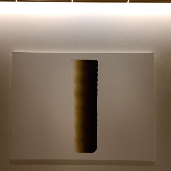 리움미술관에 전시되었던 이우환 작품 '대화(Dialogue)' ⓒ Ufan Lee