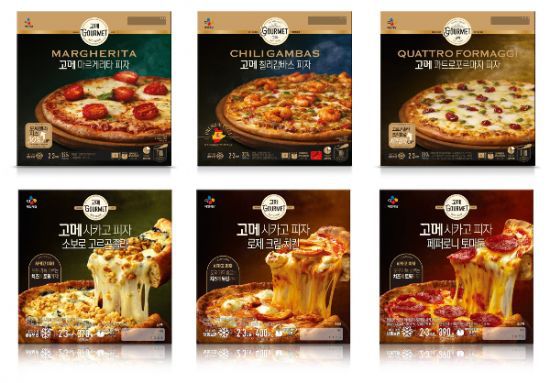 CJ제일제당 '고메 프리미엄 피자' 6종