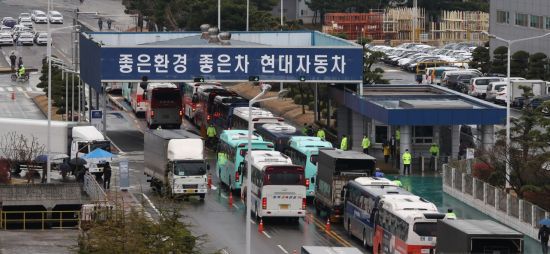 현대차 울산공장 정문＜사진출처:연합뉴스＞