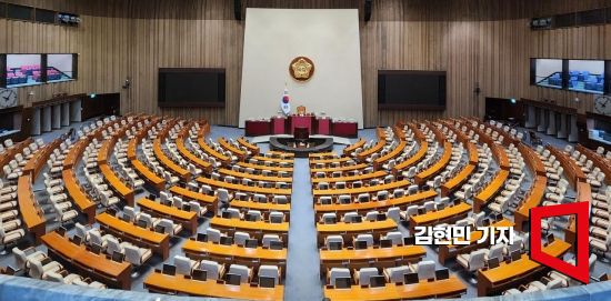 국회 본회의장 모습. 사진=김현민 기자 kimhyun81@