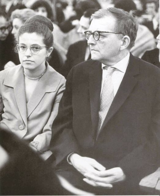 1962년 결혼 직후의 이리나와 드미트리 쇼스타코비치.