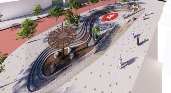 여행자 편의시설 개선 공사 후 예상도