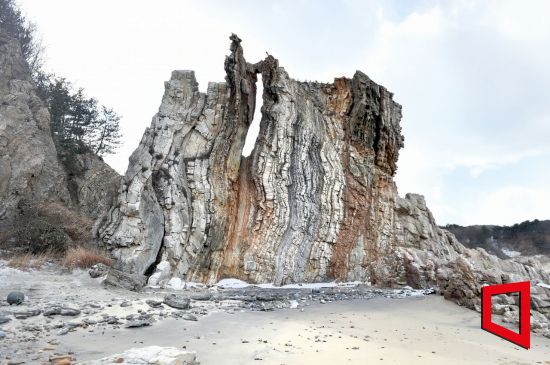 대청도 농여해변(나이테 바위) [사진 제공=인천시]