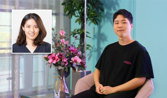 김지윤 교수(왼쪽)와 제1저자 최준규 연구원.