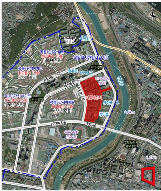 목동6단지 위치도(자료제공=서울시)