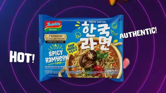 인도미 '한국라면' 매운맛 [사진출처=인도미 유튜브 스크린샷/연합뉴스]