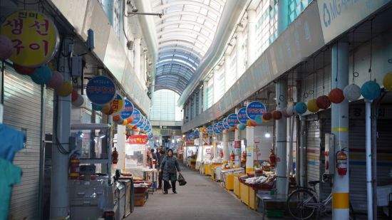 12일 한적한 광주 대인시장. 송보현 기자
