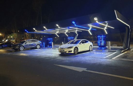 전기차 충전소 예시. SK일렉링크 제공