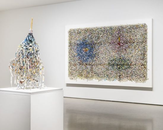 왼쪽 작품이 신성희 '회화로부터'(2009). 갤러리현대 제공