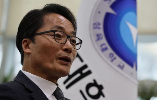 제해종 삼육대학교 총장이 아시아경제와 인터뷰를 하고 있다. 2025.02.12 윤동주 기자