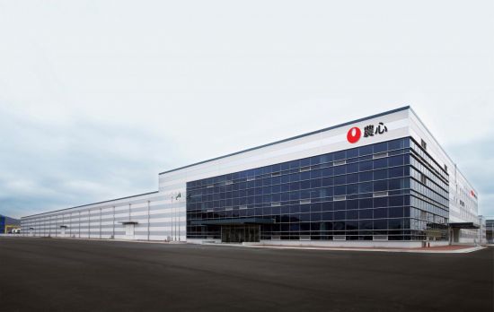 2007년 완공된 농심의 부산 녹산공장 전경.