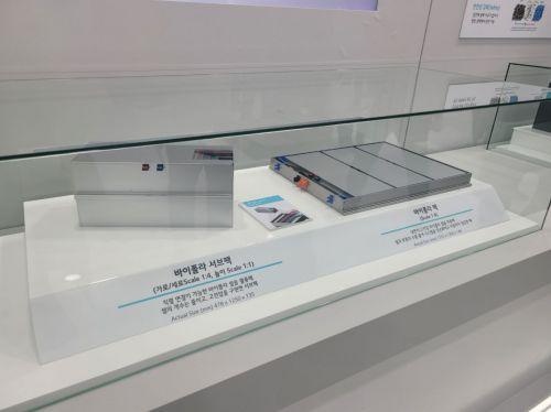 LG에너지솔루션이 인터배터리2025에서 전시한 바이폴라 전지의 모습. 강희종 기자