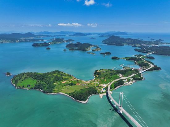 낭도권역 섬 전경.