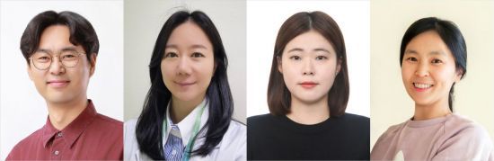 왼쪽부터 홍창완 교수, 류지현 교수, 조유나 연구교수, 김보영 박사. 부산대  제공