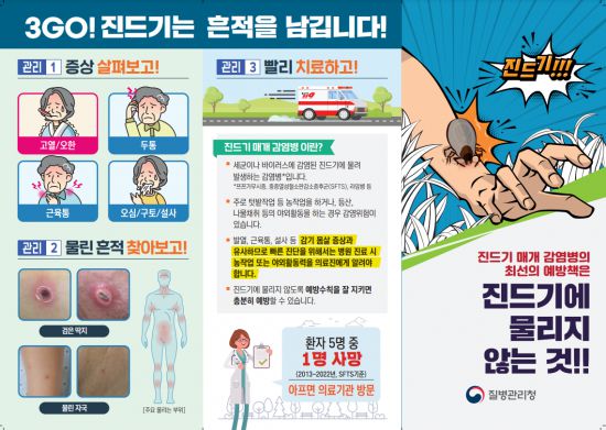 울산시 진드기 매개감염병 예방수칙.