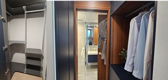 리마크빌 이스트폴 내부에 마련된 드레스룸과 수납공간. 이지은 기자