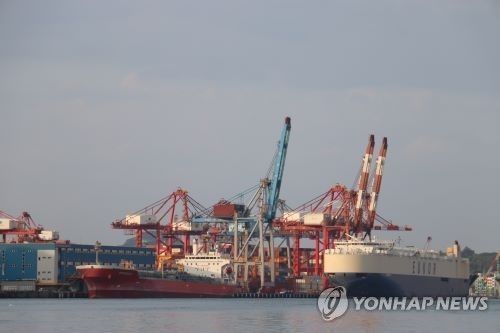 대만 북부 지룽 항구. 연합뉴스