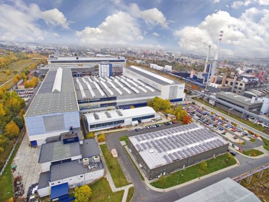 지난 9일(현지시간) 찾은 체코 플젠에 위치한 두산스토다파워 전경.(사진= 산업부 공동취재단)