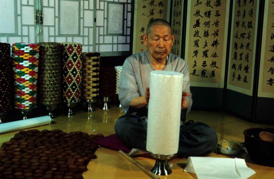 국가무형유산 영산재 명예보유자로 인정 예고된 이병우 씨