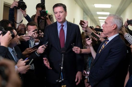 제임스 코미 전(前) 연방수사국(FBI) 국장. AFP 연합뉴스