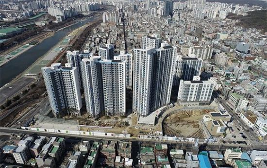리버센 SK뷰 롯데캐슬 전경. 롯데건설 홈페이지