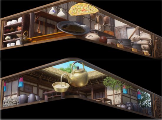 'K컬처 스크린'에서 소개하는 '한상차림' 한 장면