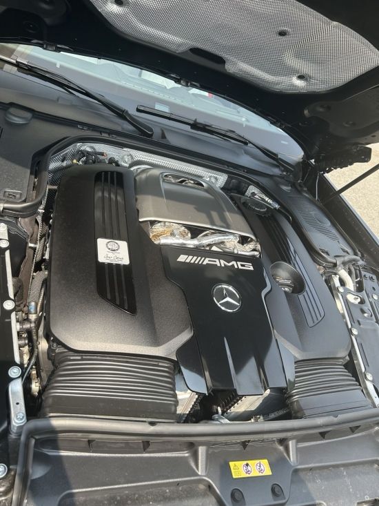 메르세데스-AMG GT 55 4Matics+ 엔진 모습. 오현길 기자