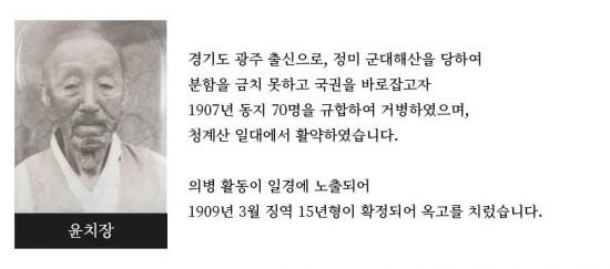 독립운동가 윤치장