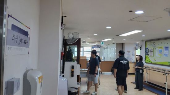 전남 목포 하당 제 2투표소 내부. 심진석 기자