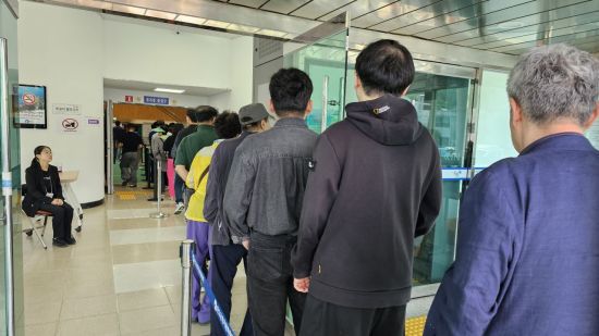 이번 21대 대선에서 이재명 대통령에 가장 높은 지지를 보인 전남 완도 한 투표소 모습. 독자제공