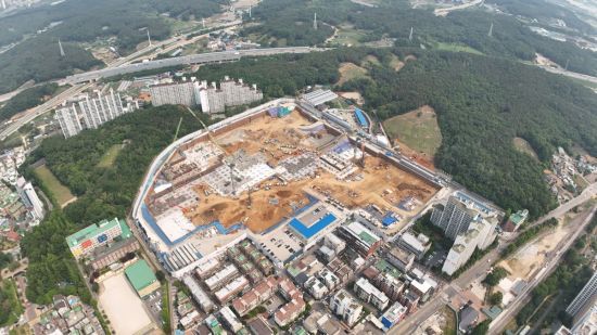 공사를 진행 중인 원당1구역. 고양특례시 제공