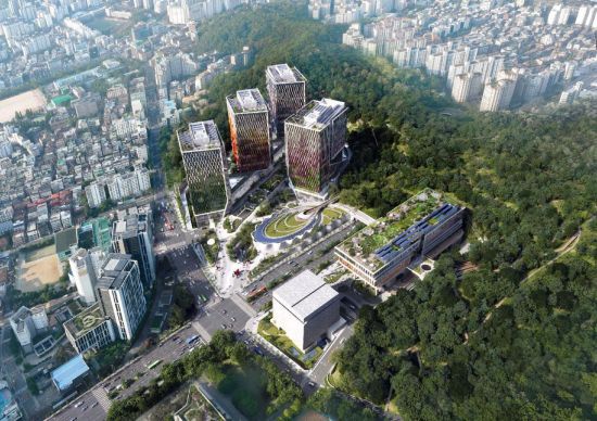 서울 서초구 서리풀 복합개발 조감도. 엠디엠그룹 제공